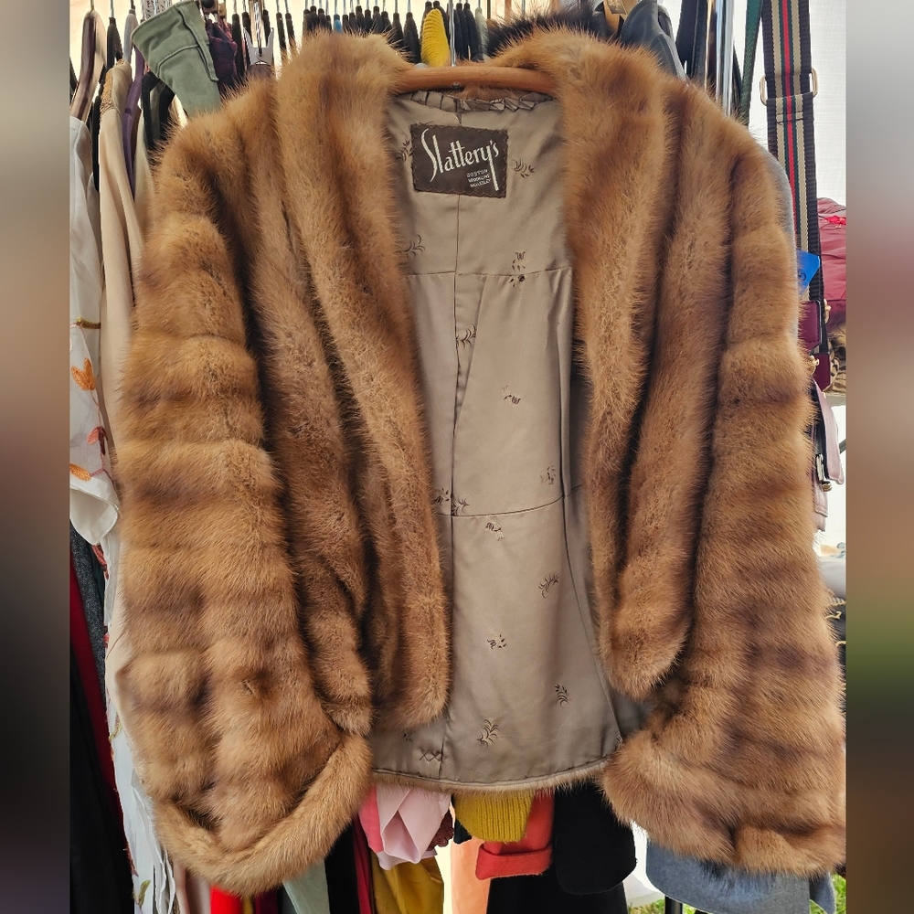 Real Vintage Mink Fur Coat, Excellent Condition, Slattery's